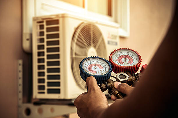 Professional Heat Pump Repair technician working in New Prague, MN
